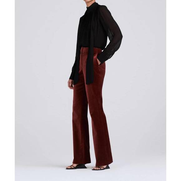 NEW DEREK LAM 10 CROSBY valentine neck tie blouse in black - Picture 3 of 5